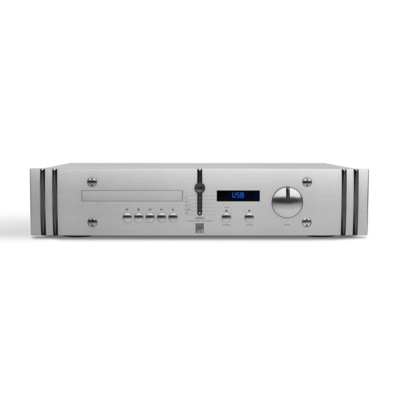 cda2 mk2 cd dac preamplifier atc front silver