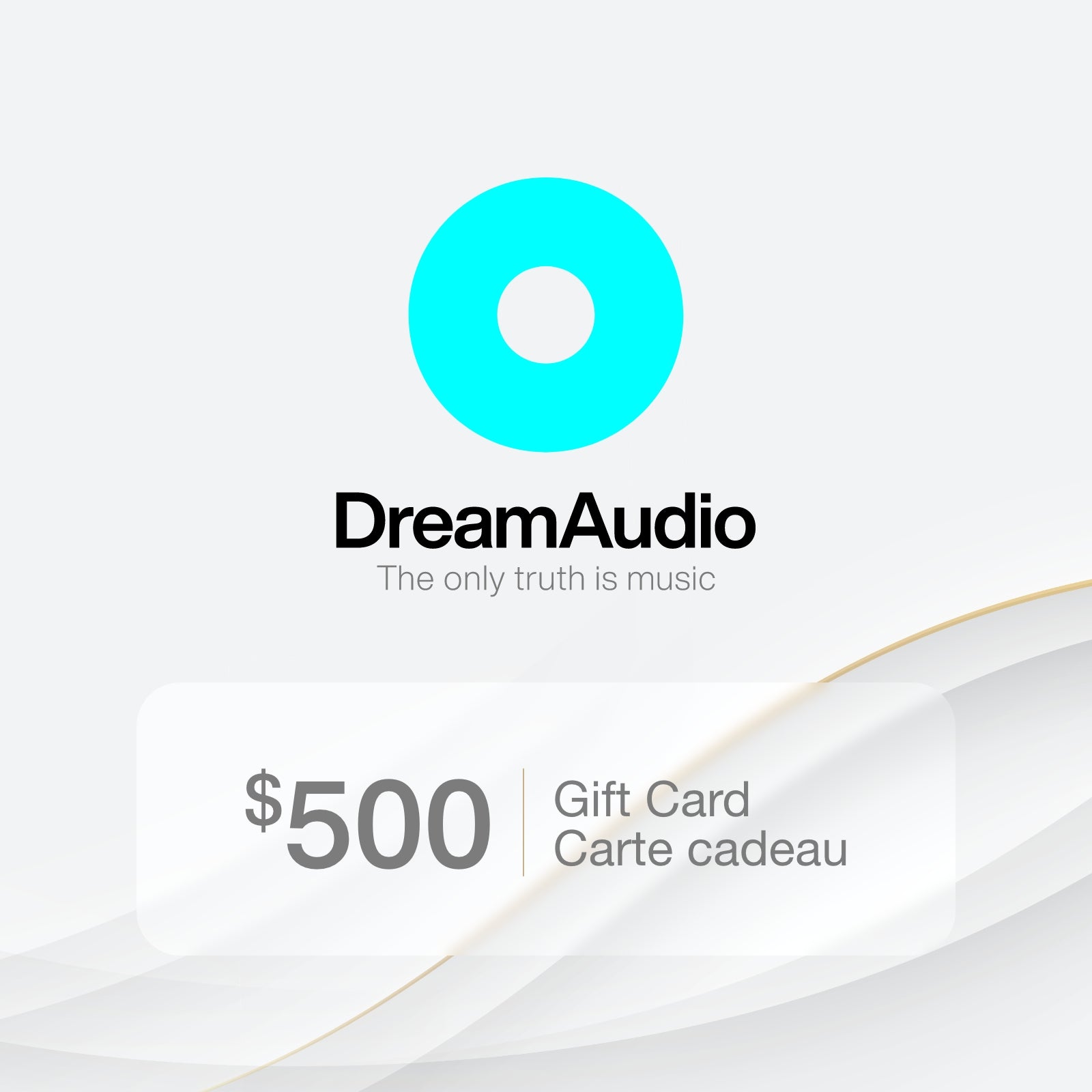 gift card 500 bright side gold dreamaudio
