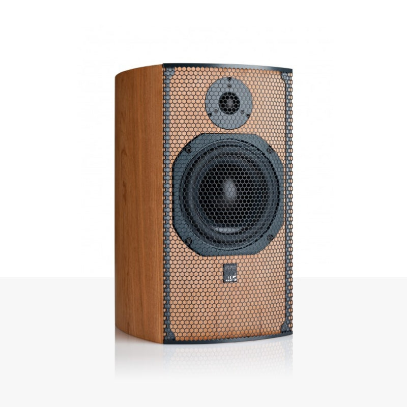 scm19 standmount speakers atc entry series iso grill on cherry
