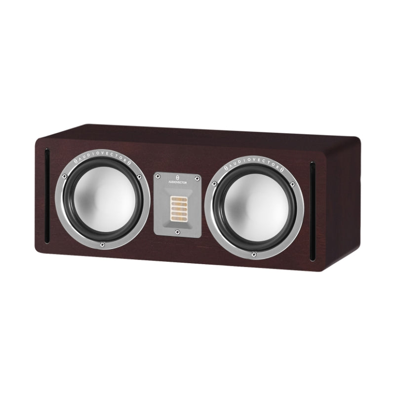 qr c center speaker audiovector iso dark walnut 1
