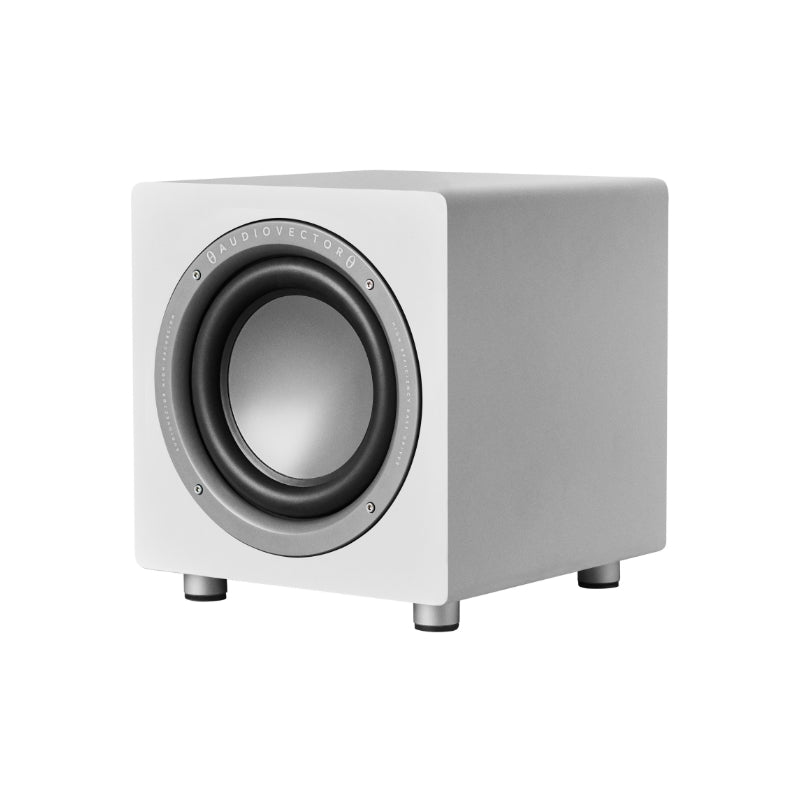 qr sub subwoofer audiovector iso white silk
