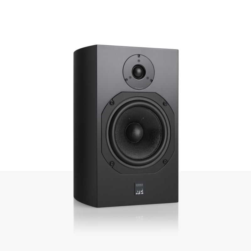 scm11 standmount speakers atc entry series iso no grill satin black