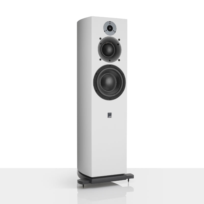 scm40a floorstanding active speakers atc entry series iso no grill satin white