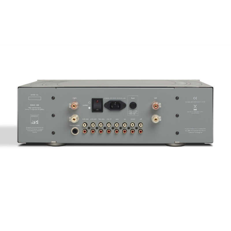 sia2 150 stereo integrated amplifier atc rear silver