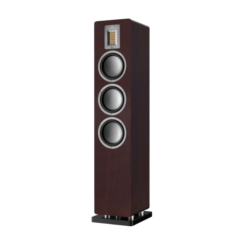 qr 5 floorstanding speakers audiovector iso dark walnut